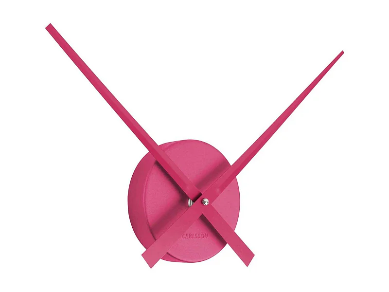 Horloge aiguilles Big Time 41cm métallisée