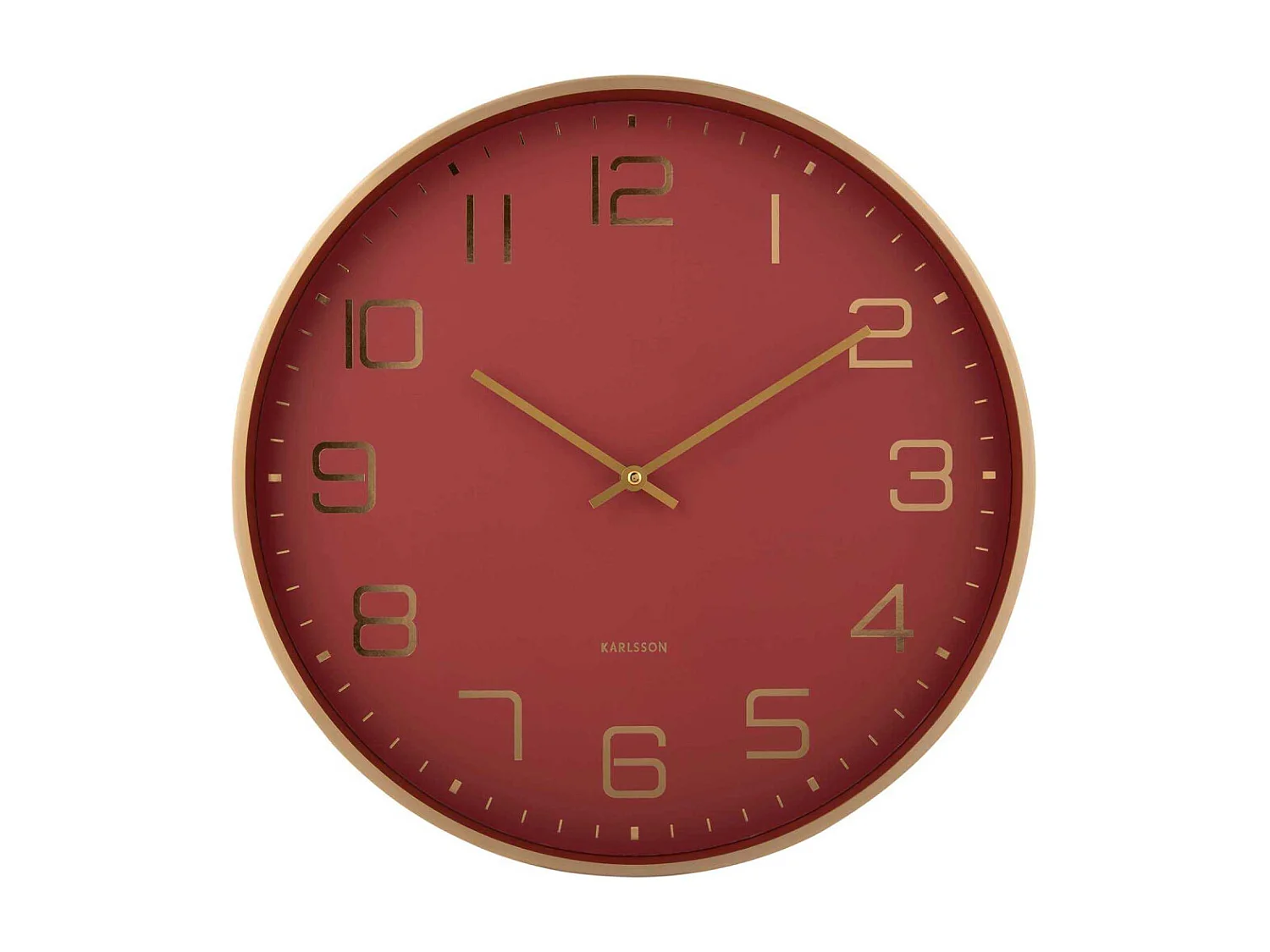 Horloge murale ronde Elegance Glow
