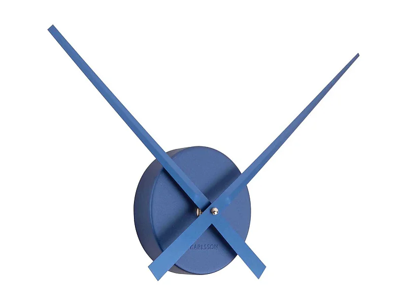 Horloge aiguilles Big Time 41cm métallisée