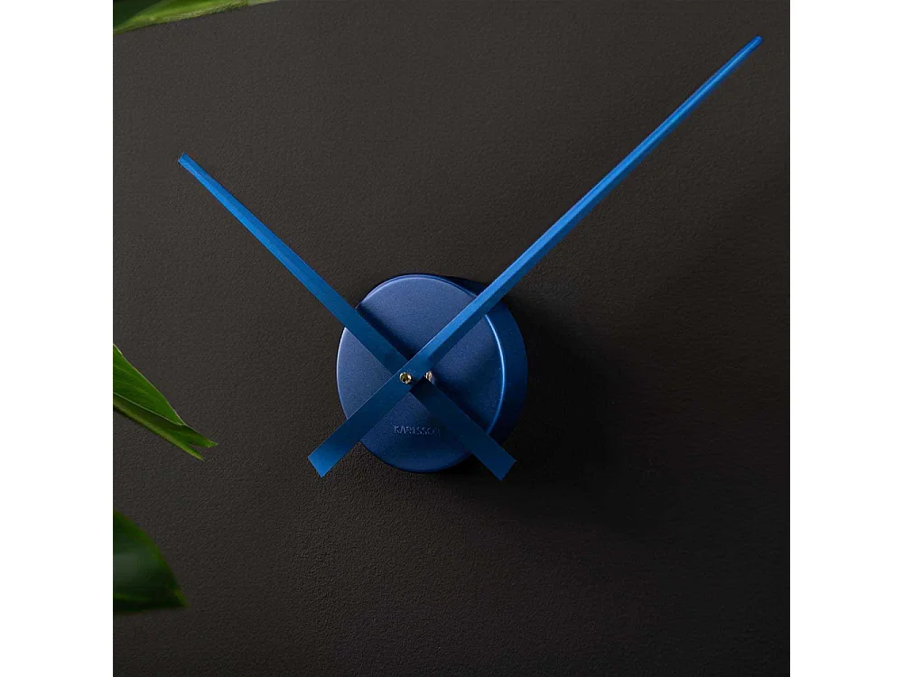 Horloge aiguilles Big Time 41cm métallisée