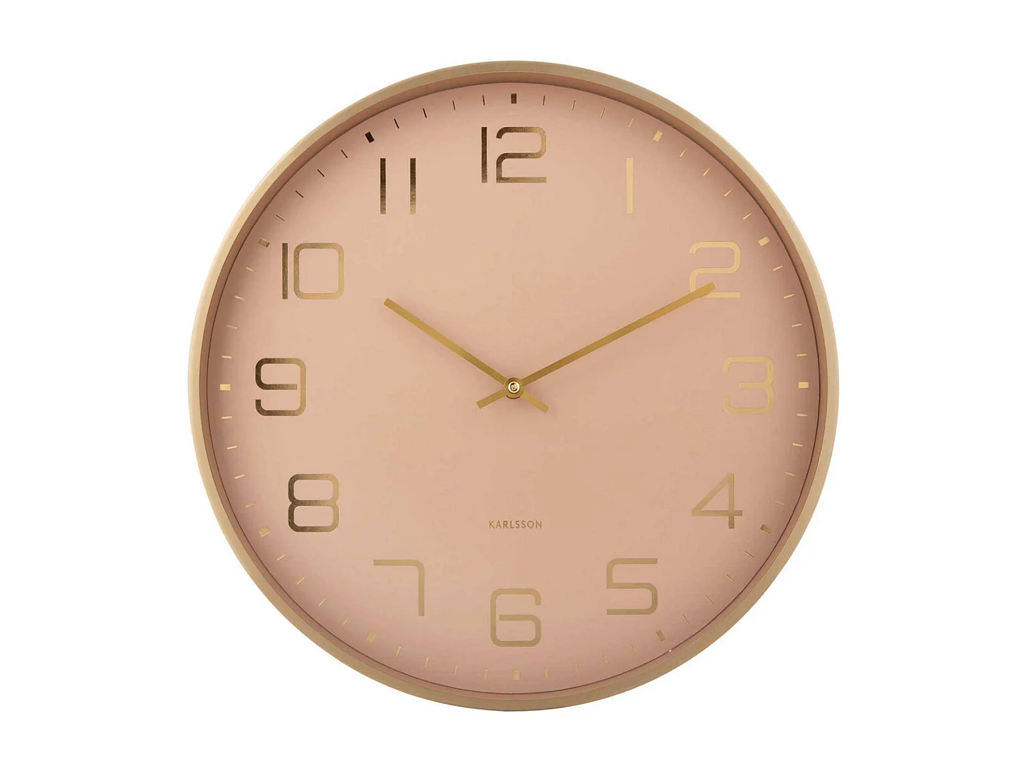 Horloge murale ronde Elegance Glow