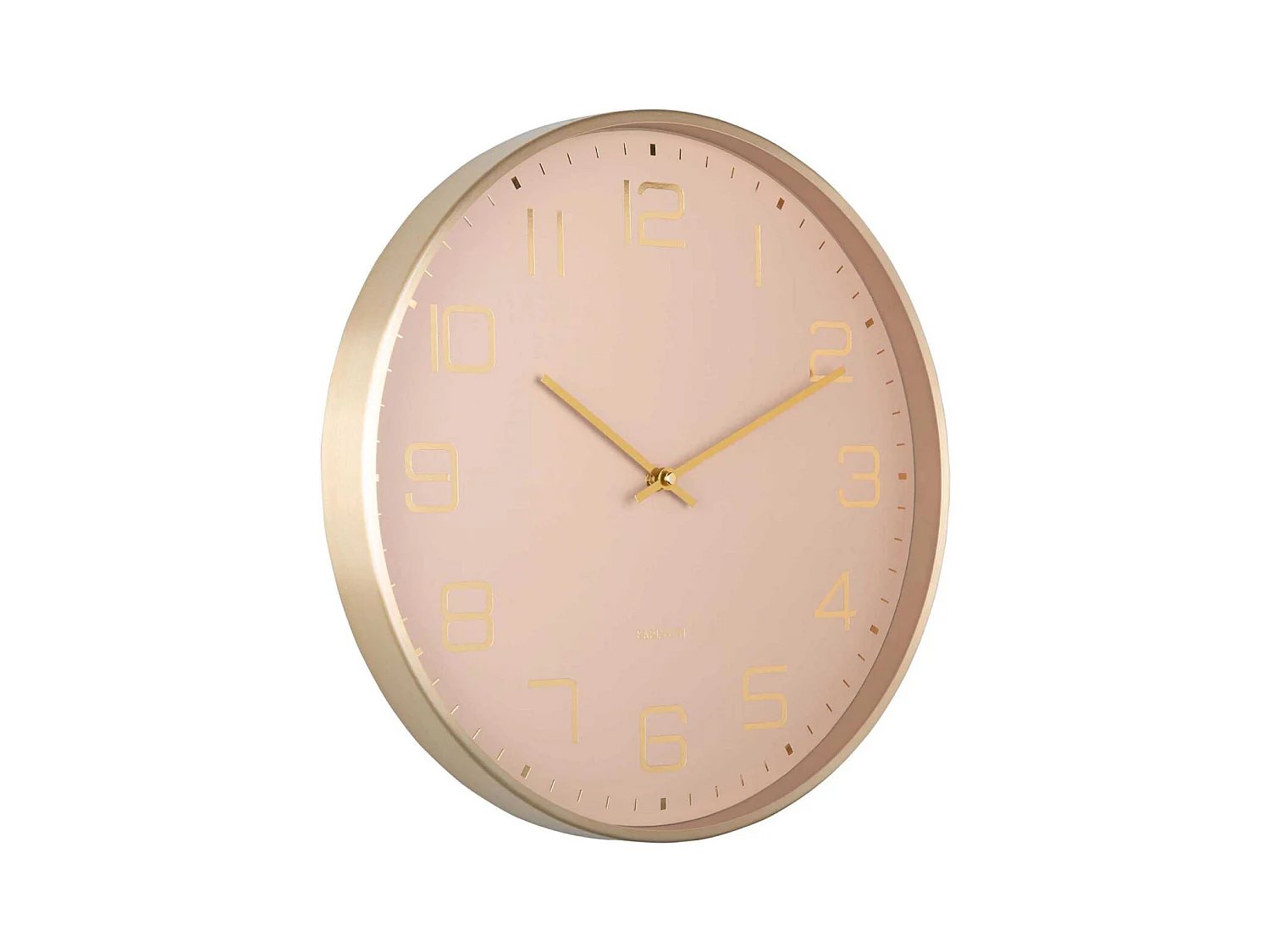 Horloge murale ronde Elegance Glow