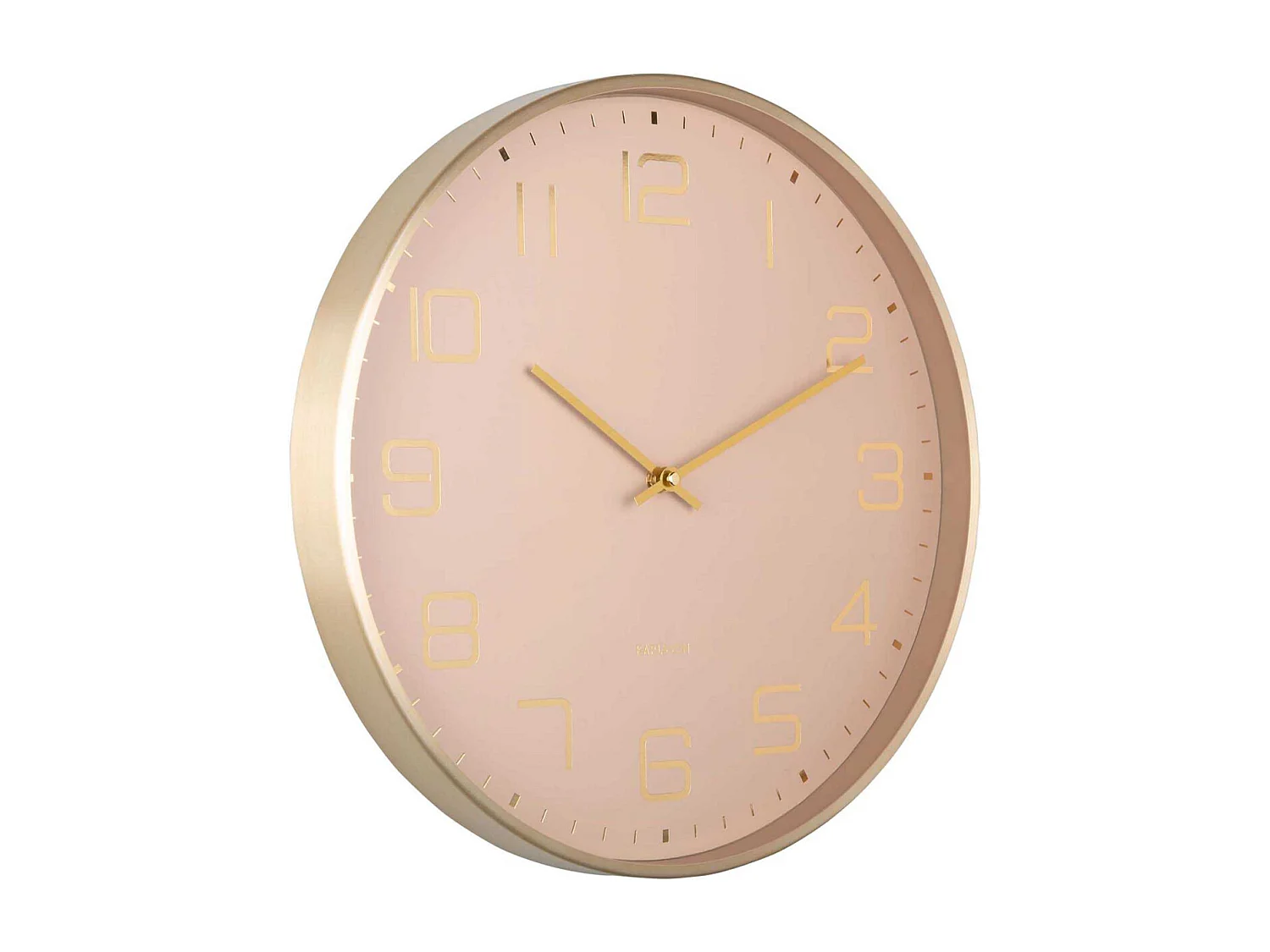 Horloge murale ronde Elegance Glow