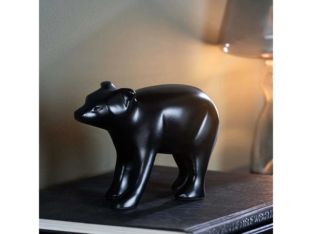 Statuette Ours en métal