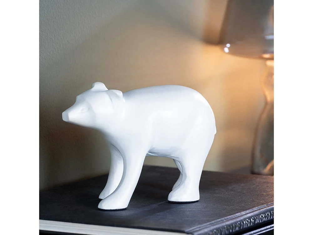 Statuette Ours en métal