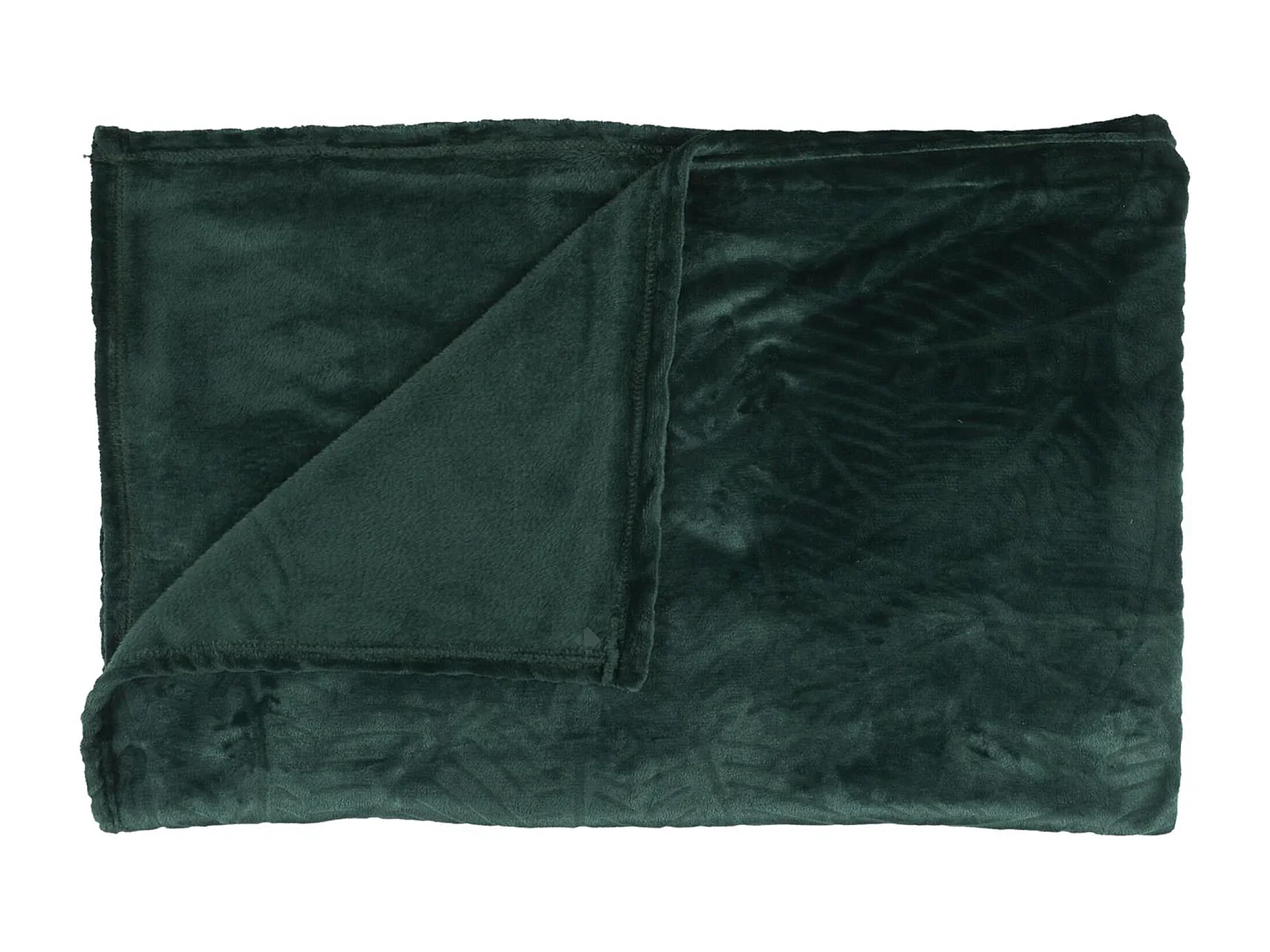 Plaid flanelle collection TREE 150x200 cm vert sapin