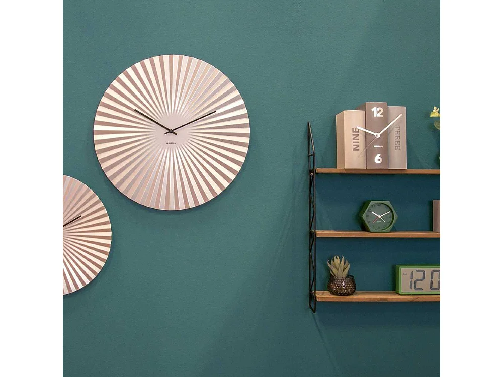 Tafelklok Book - Grijs