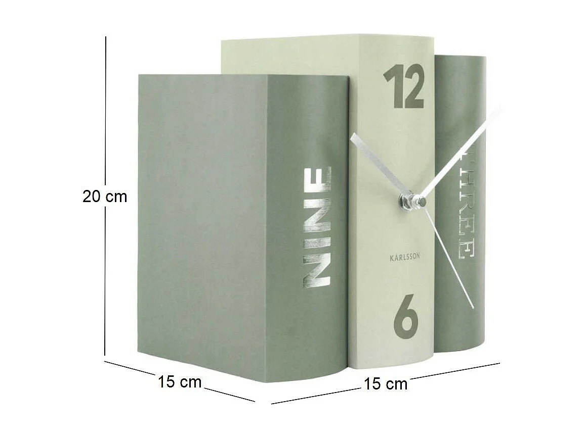 Horloge à poser Livre - Hauteur 20 cm - PRESENT TIME