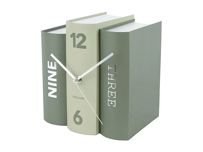 Horloge à poser Livre - Hauteur 20 cm - PRESENT TIME