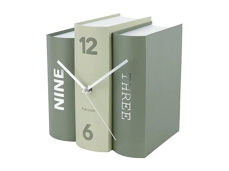 Horloge à poser Livre - Hauteur 20 cm - PRESENT TIME