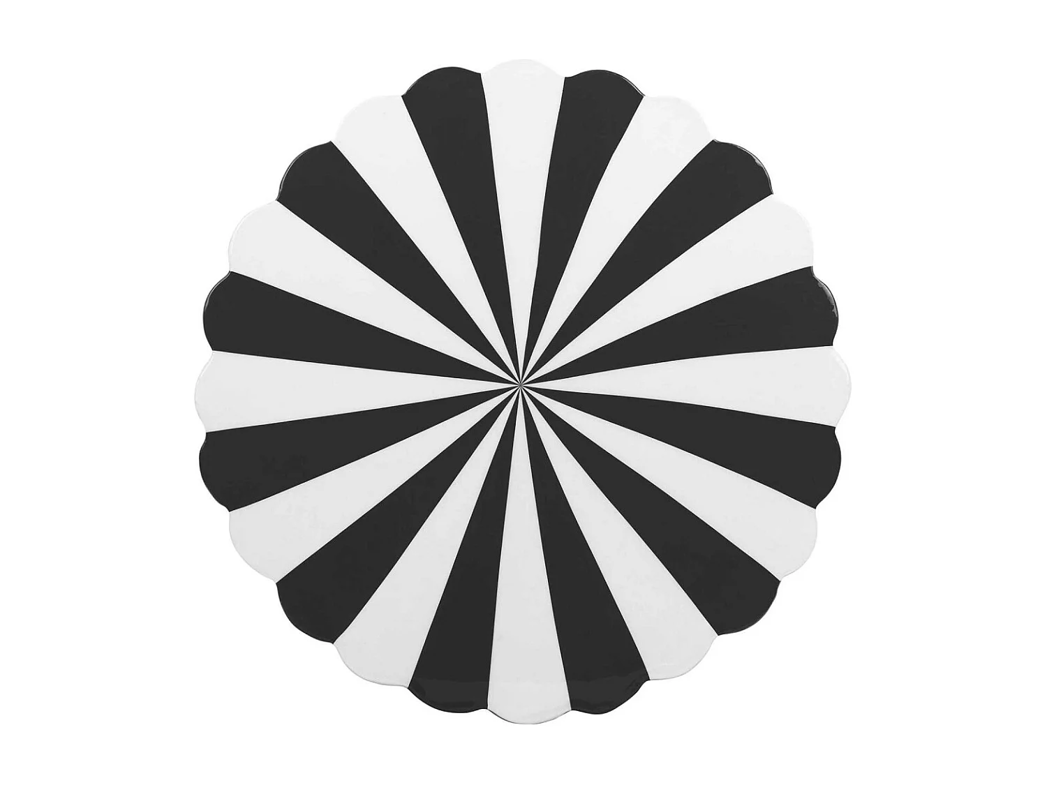 Tabouret en métal Candy Swirl Marron clair