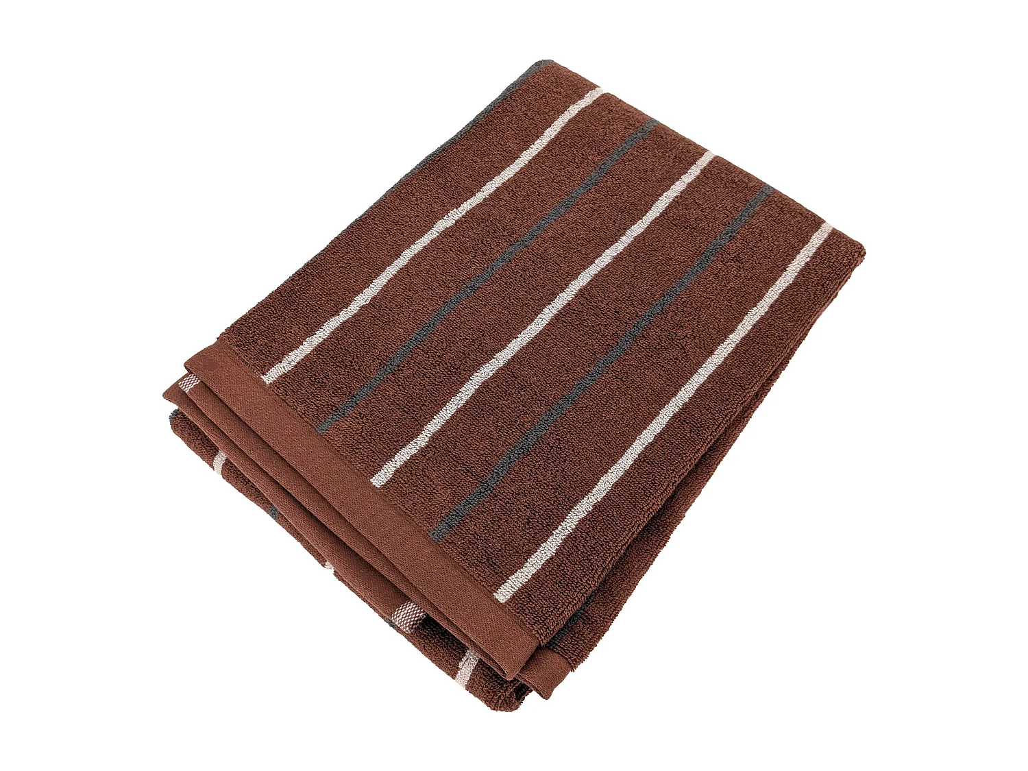 Drap de douche 70x140 cm BOLD coton 500g/m² marron Terracotta