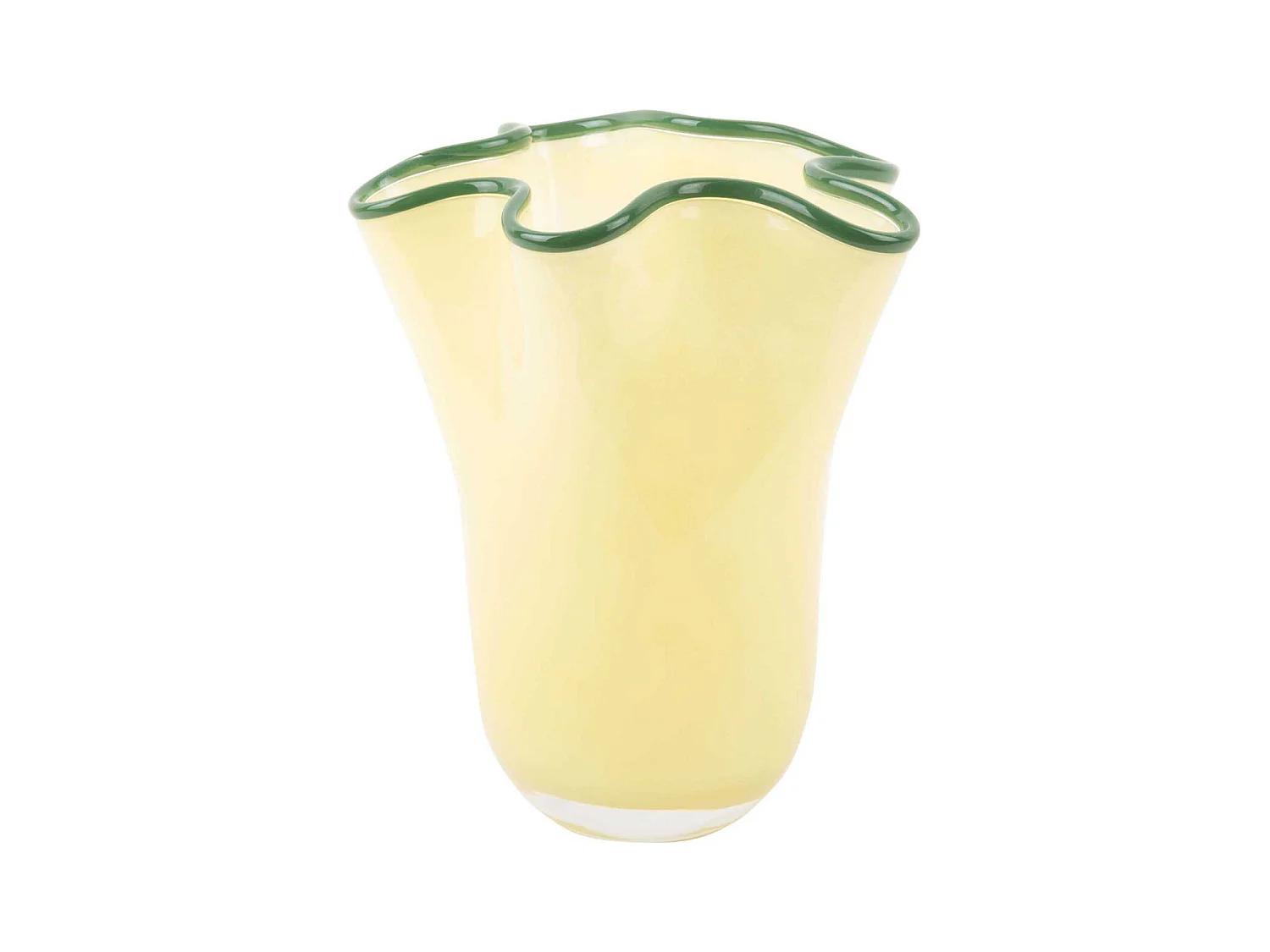 Vase en verre Ruffles Medium