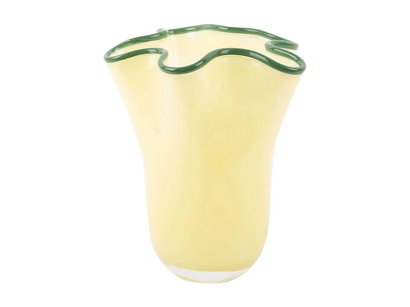 Vase en verre Ruffles Medium