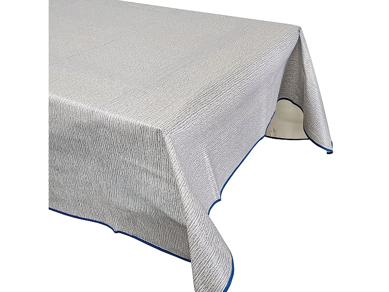 Nappe rectangulaire 140x180 cm antitaches NAMASTE denim