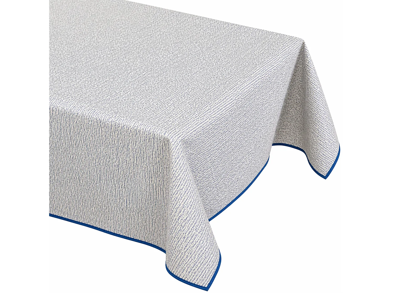 Nappe rectangulaire 140x220 cm antitaches NAMASTE denim