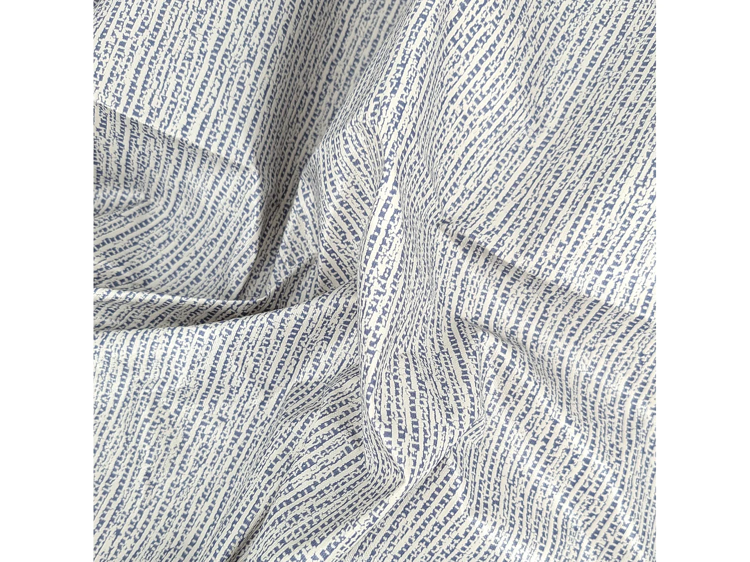 Nappe rectangulaire 130x160 cm antitaches NAMASTE denim