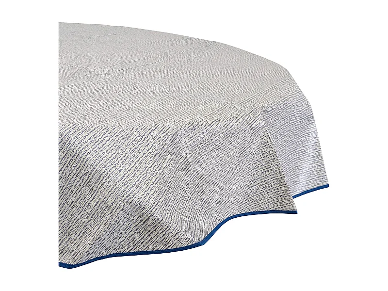 Nappe ronde 160 cm antitaches NASMATE denim