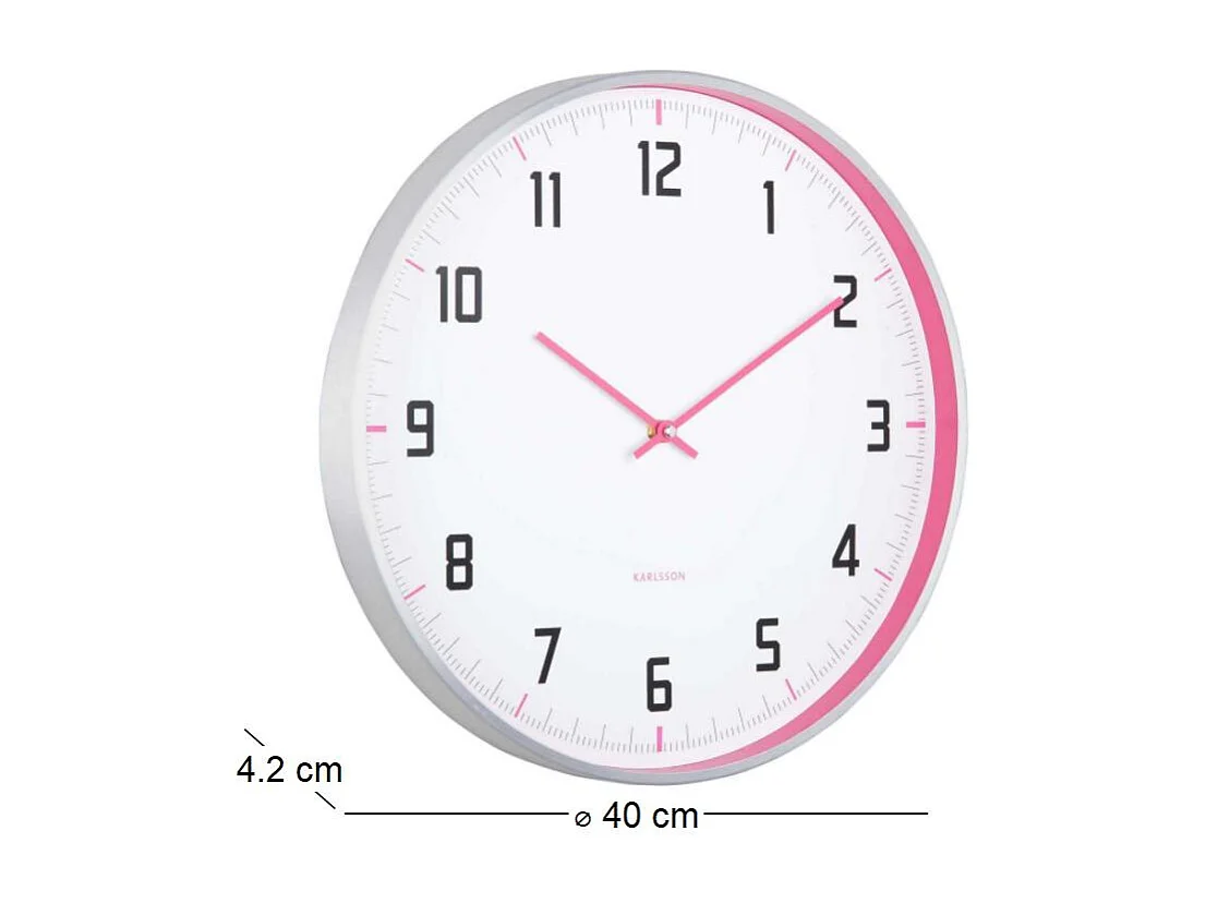 Horloge murale ronde 40 cm Sporty