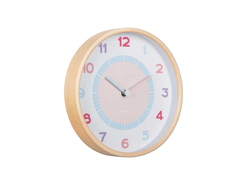 Wanduhr Chica - Mehrfarbig - Ø25cm