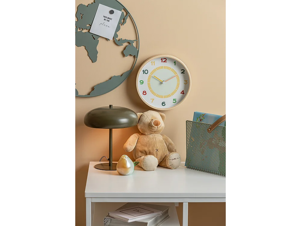 Wanduhr Chica - Mehrfarbig - Ø25cm