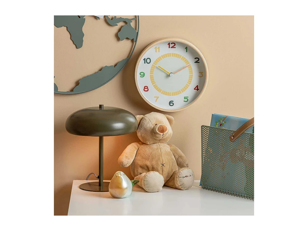 Wanduhr Chica - Mehrfarbig - Ø25cm