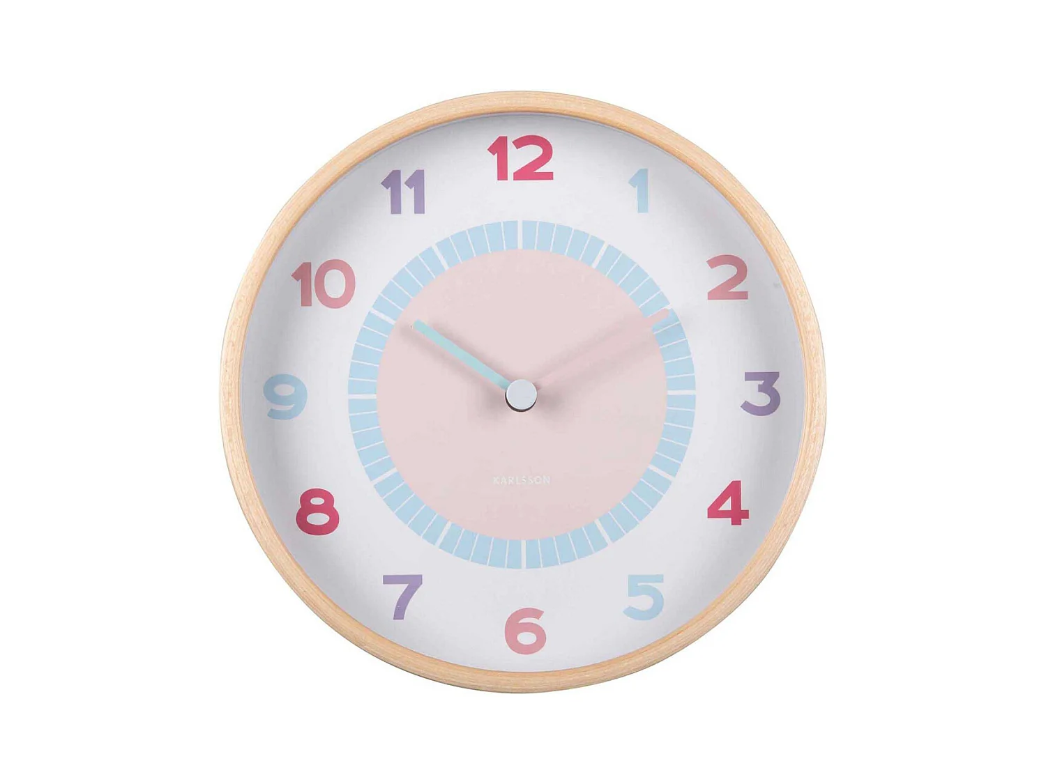 Wanduhr Chica - Mehrfarbig - Ø25cm