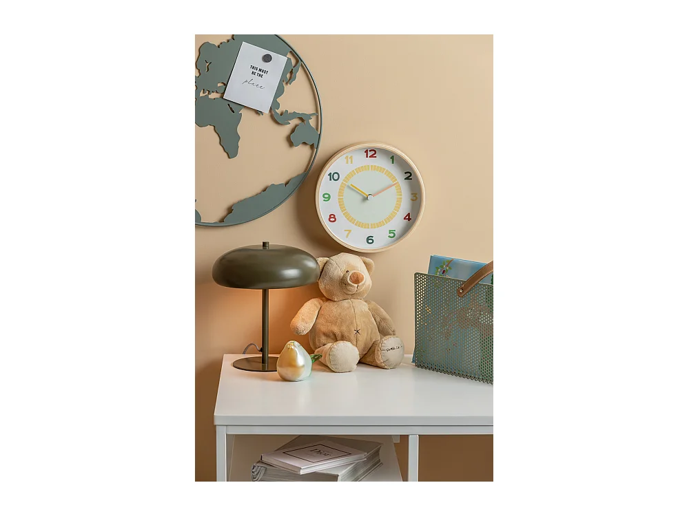 Wanduhr Chica - Mehrfarbig - Ø25cm