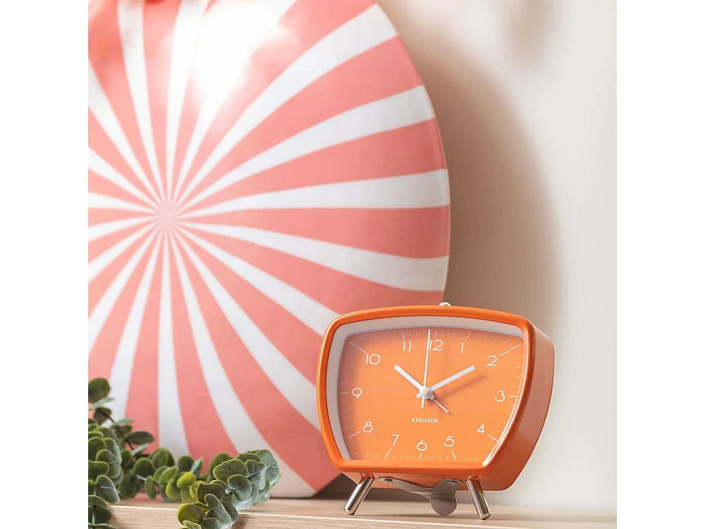Réveil Candy Circus Retro Orange