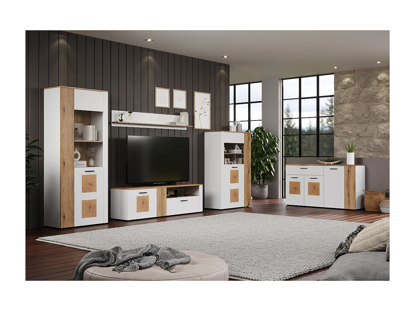 Etagère murale avec 1 tablette L170 cm - VITORIA