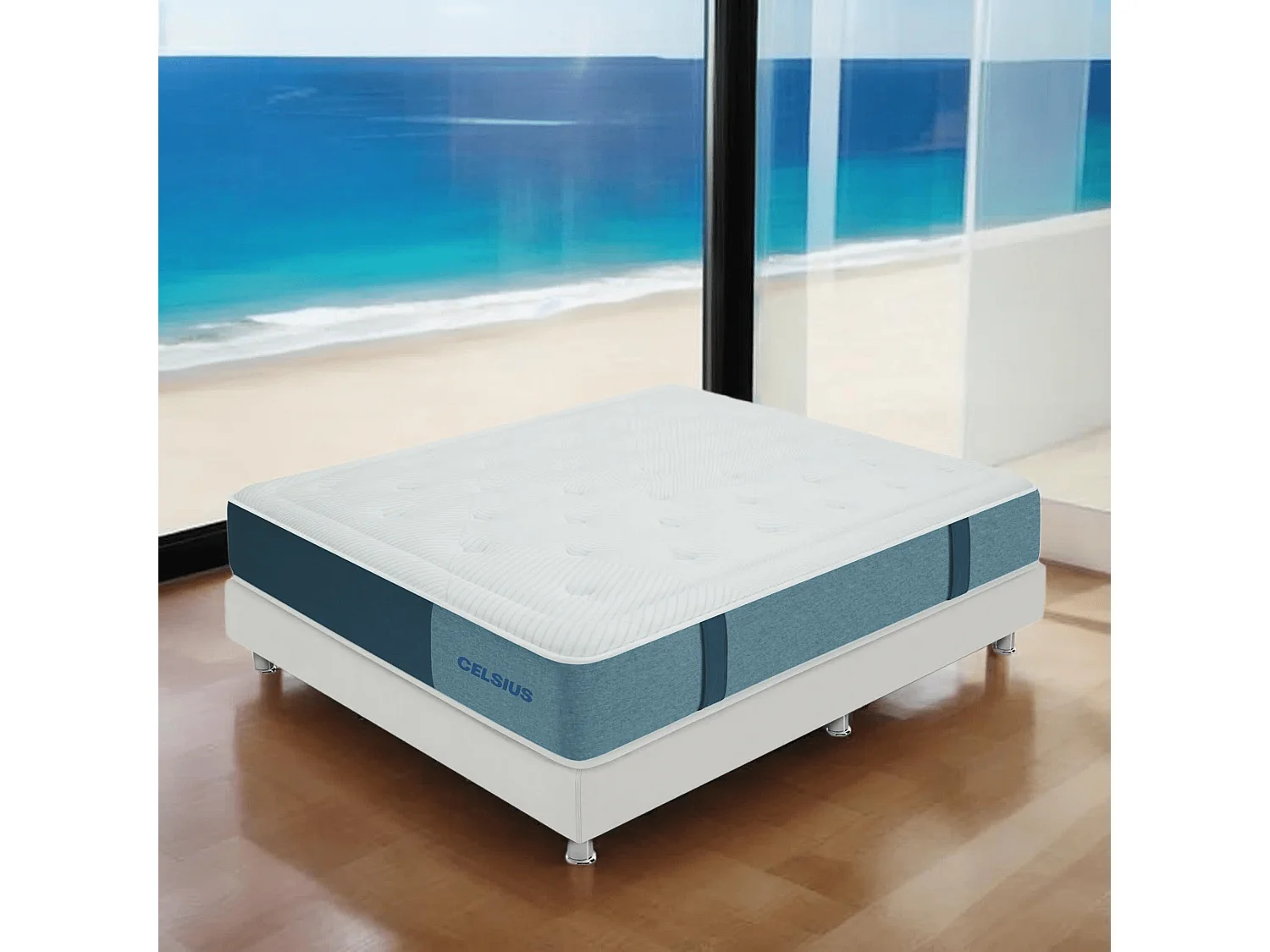 Matelas Celsius | 160x200 | mémoire+ressorts+mousse froide | 30 cm