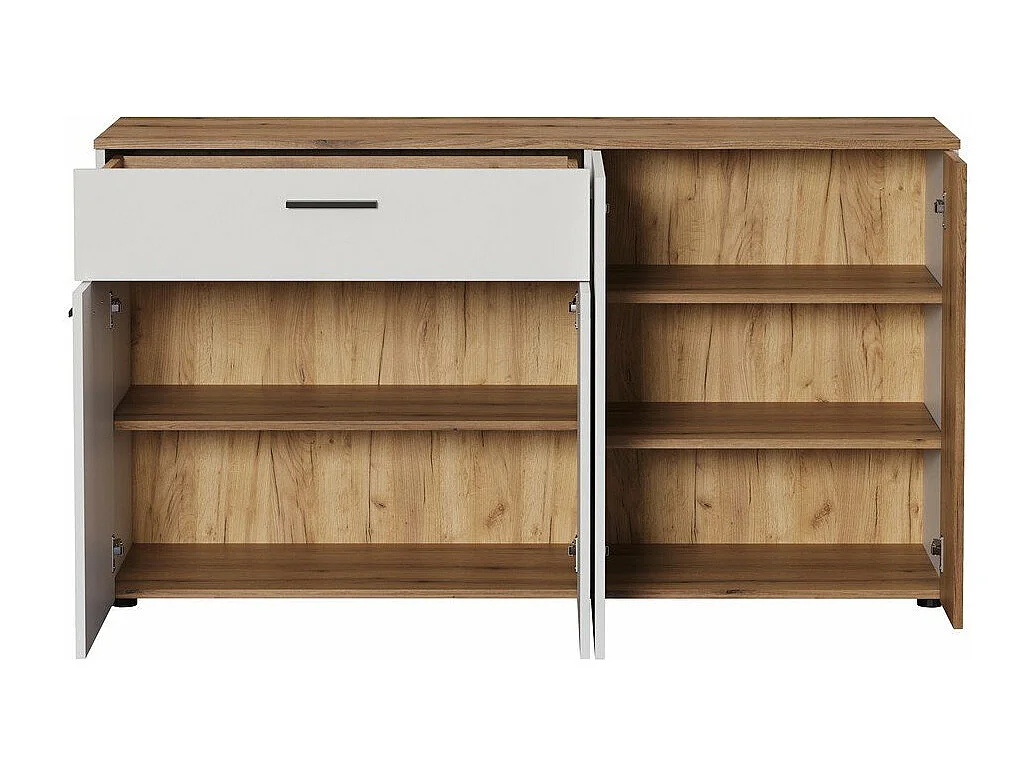 Buffet bas 4 portes et 1 tiroir L150 cm - VITORIA