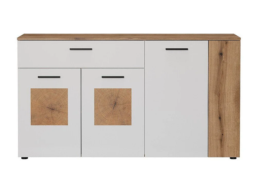 Buffet bas 4 portes et 1 tiroir L150 cm - VITORIA