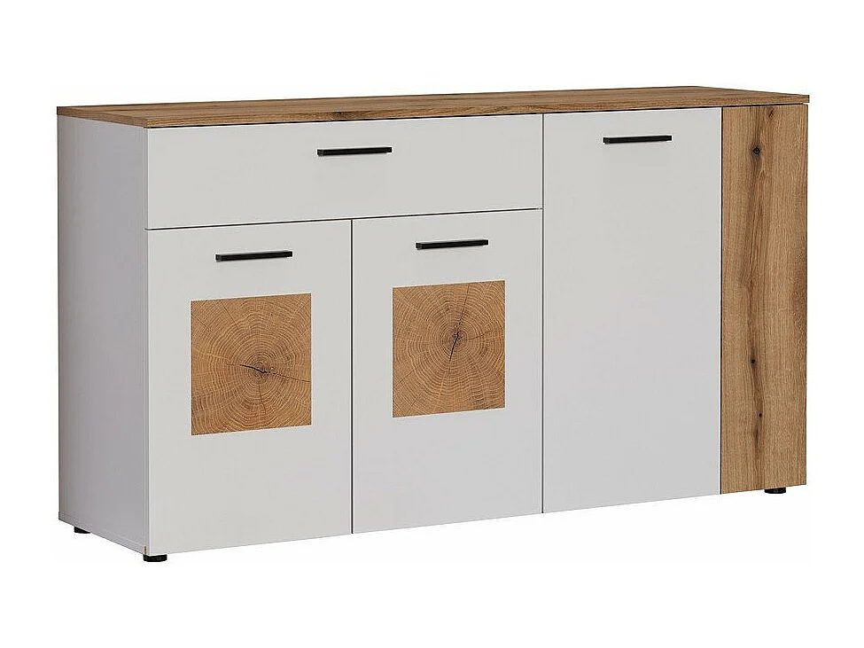 Buffet bas 4 portes et 1 tiroir L150 cm - VITORIA