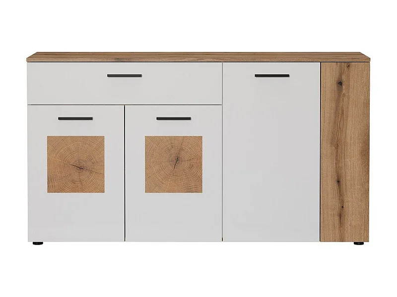 Buffet bas 4 portes et 1 tiroir L150 cm - VITORIA