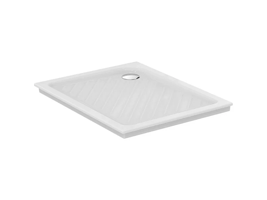 Receveur de douche Ulysse carré en céramique blanche 90x90cm