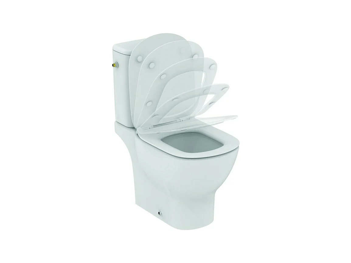 IDEAL STANDARD WC à poser sans bride Tesi Aquablade + abattant