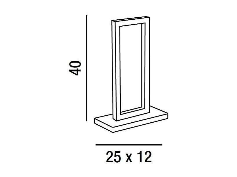 Lampe de table LED Cross 6597 N CT PERENZ