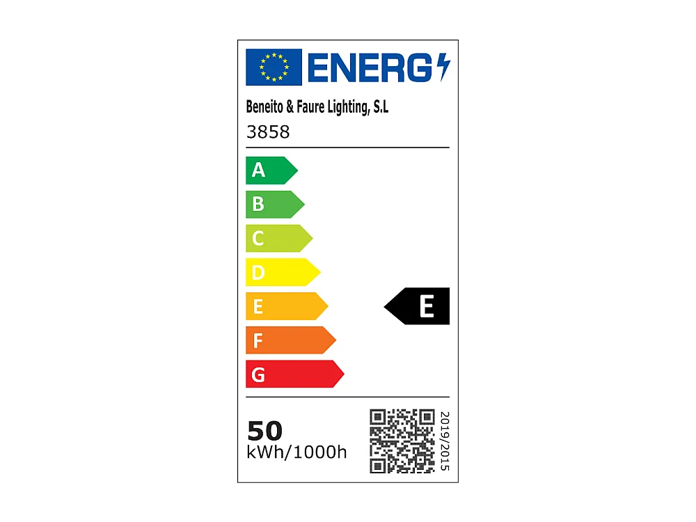 Lampadina a led ad alta potenza ARIA 50W E27 5400lumen - Luce Calda 2700K