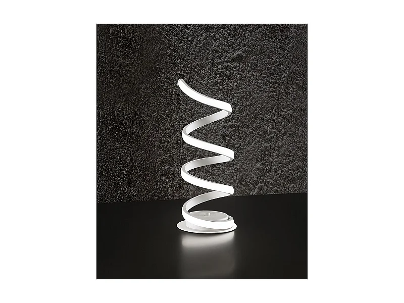 Candeeiro de mesa LED de metal branco 23W 6393 B Perenz 3000K