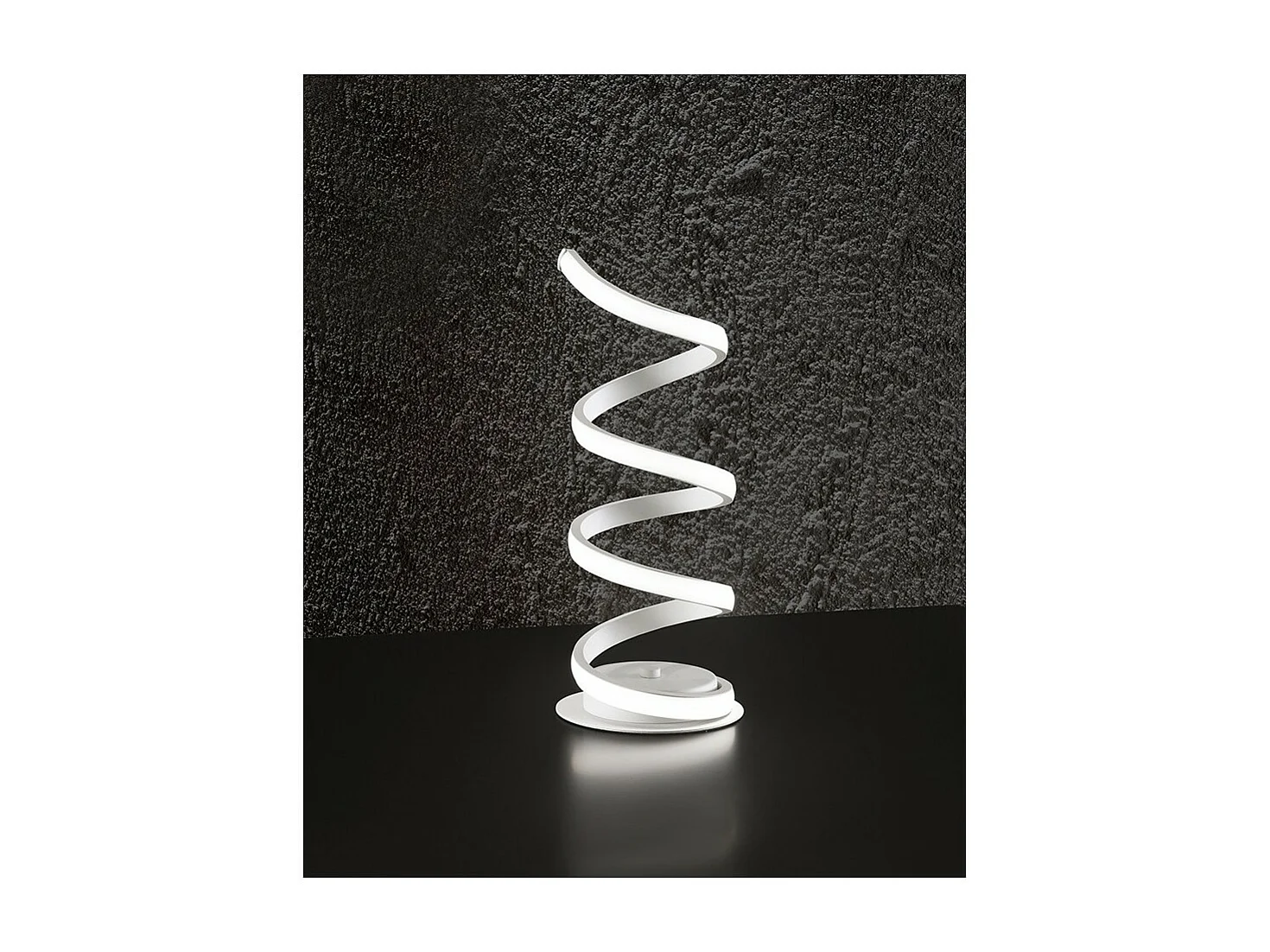 Biała metalowa lampa stołowa LED 23W 6393 B Perenz 4000K