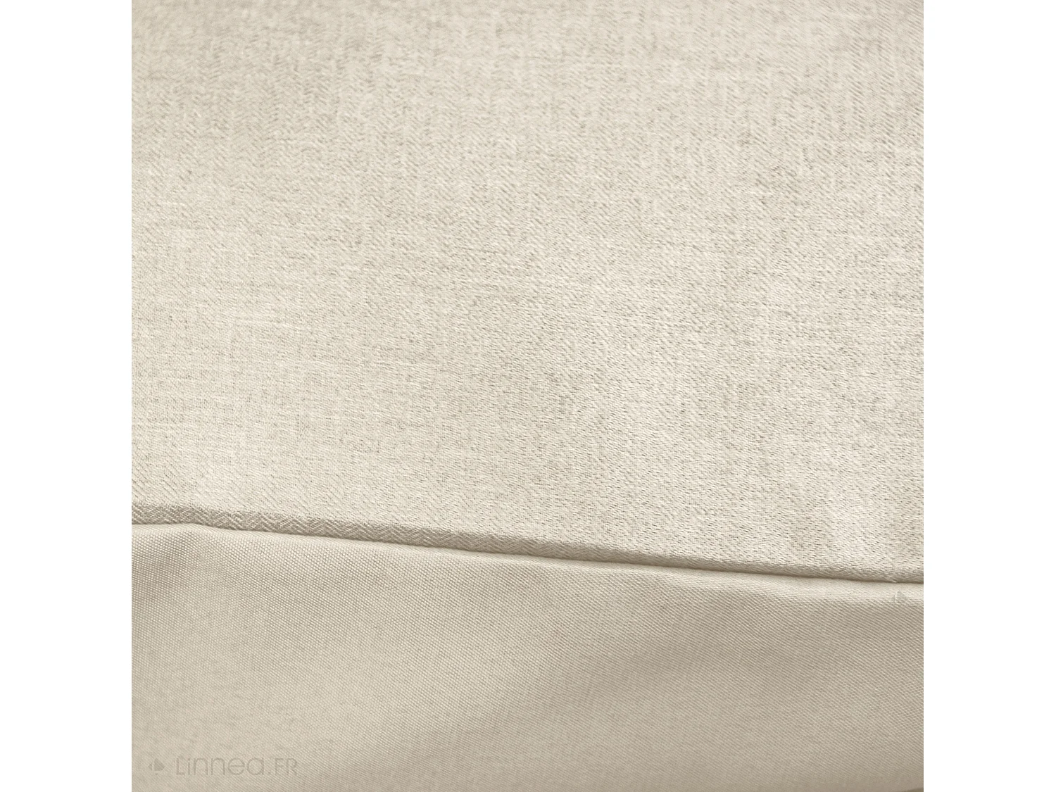 Parure de lit 3 pièces 260x240 cm microfibre SENSATION FLANELLE beige