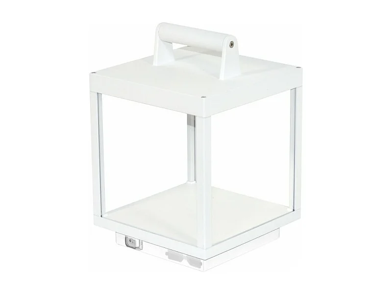 Witte LED-vizierlantaarn van 5 W op batterijen, IP54