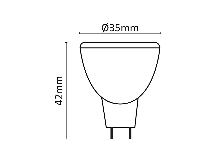 Foco LED MR11 3W 36° 4000K