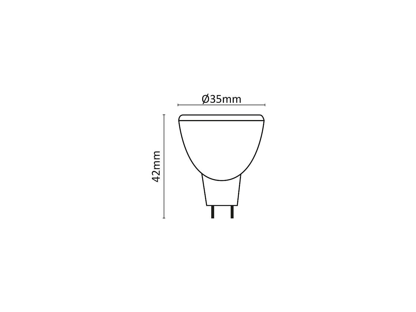 MR11 3W 36° 4000K LED spotlight