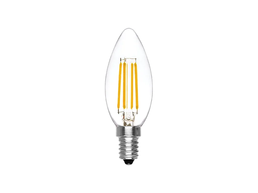 Ampoule LED Olive à intensité variable 6W 2700K E14