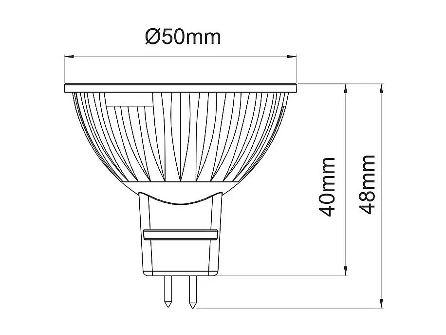 LED-spot GU5,3 6W 120 Uniform-Line 3000k