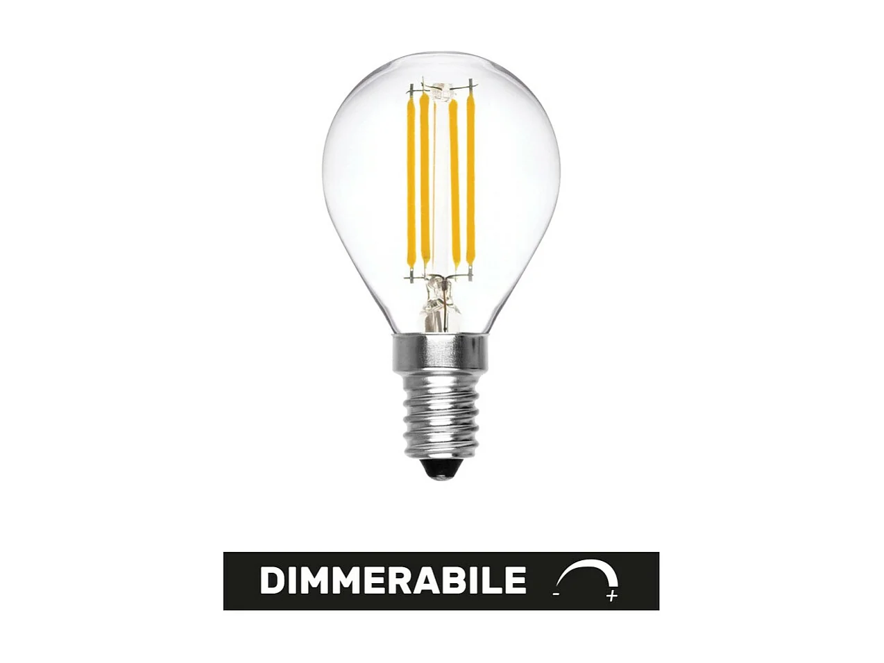 Ampoule LED Mini Sphère Dimmable 6W 2700K E14