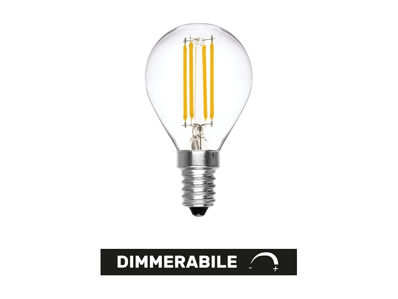 Ściemnialna mini żarówka LED Sphere 6W 2700K E14