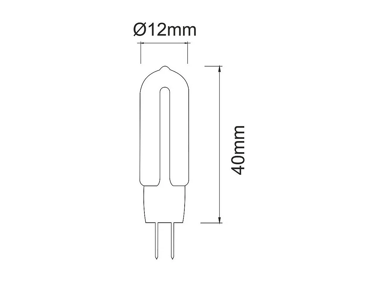 1,6W 360 5000K G4 LED-Glühbirne